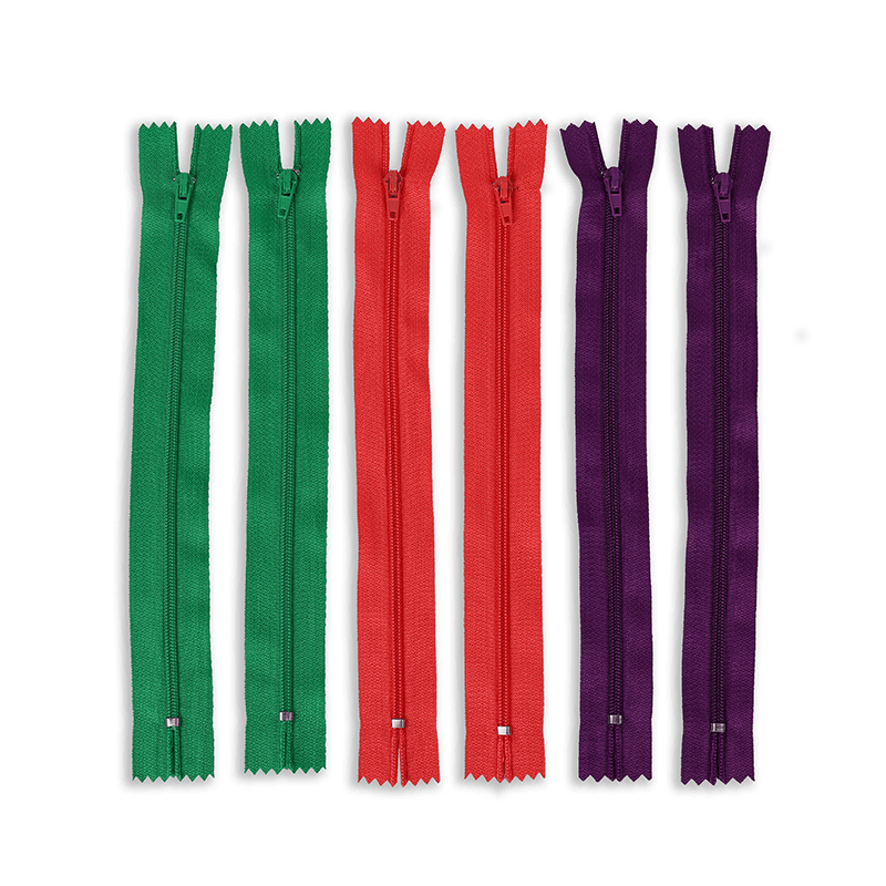 #3 colourful automatic slider nylon coil zipper tape