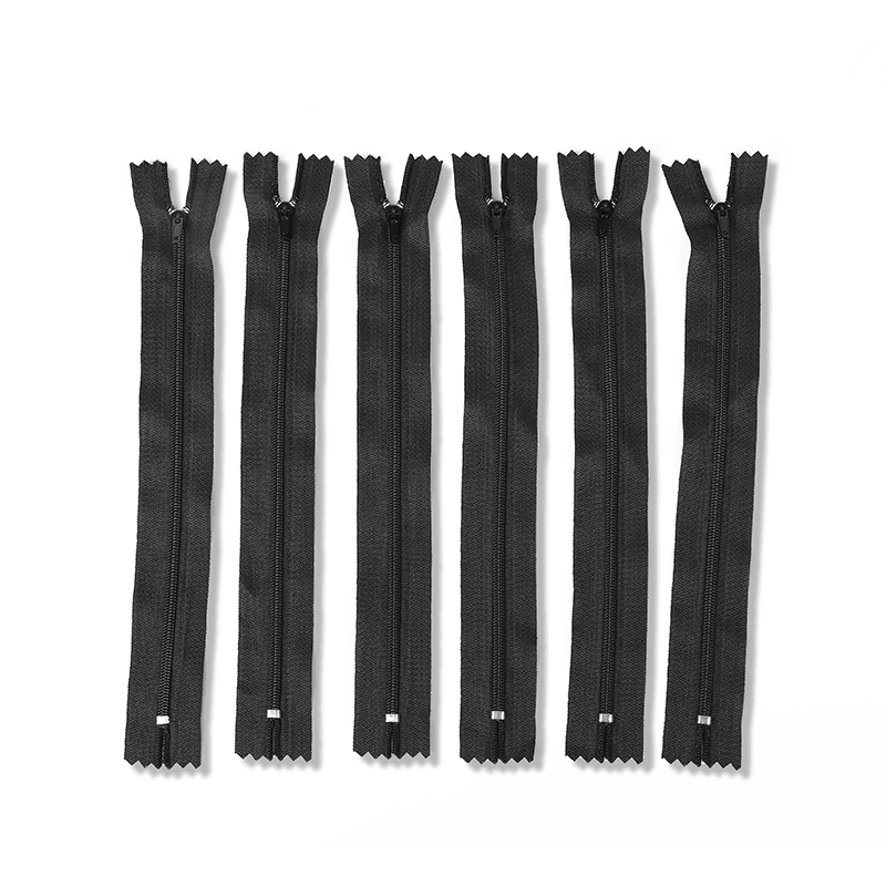 #3 black automatic slider nylon coil zipper tape